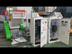 Plastic PVC Grinding Machine For Pipe / Door Board 30HP 8-20mm Screen Mesh