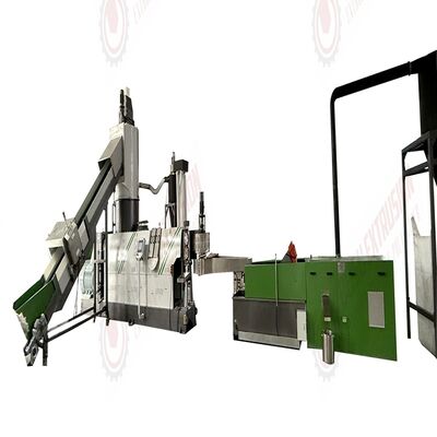 500Kg/H Capacity Plastic PE Film water ring Granulation Production Line With Pelletizer
