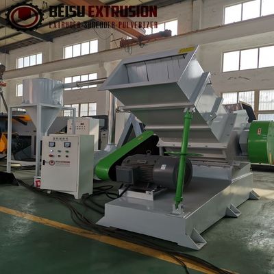 450Kg/H PVC PE PP Pipe Grinder Machine With SKD-11 Blade